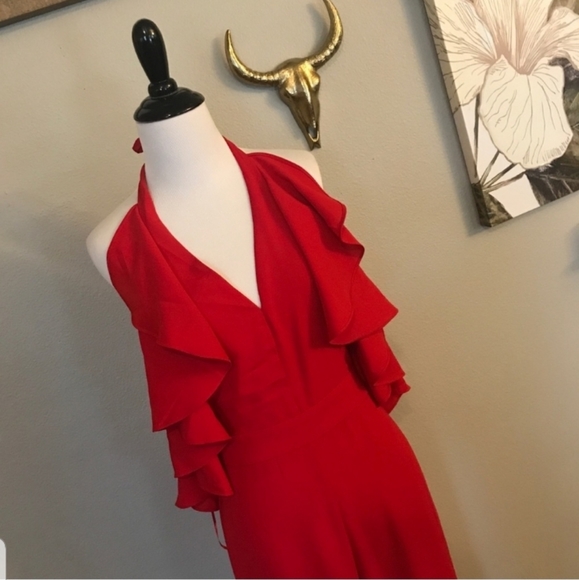 Red Jumpsuit  NWT Size Small - Picture 14 of 16